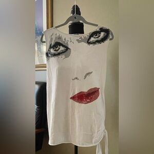 Jean Paul Gaultier Black and White Sleeveless Graphic Muscle Tee
Bundles 2+ 15%